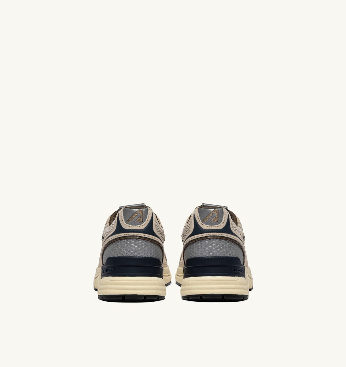 AUTRY Man HYPERWAY SNEAKERS IN SAND AND SPA BLUE SUEDE AND MESH