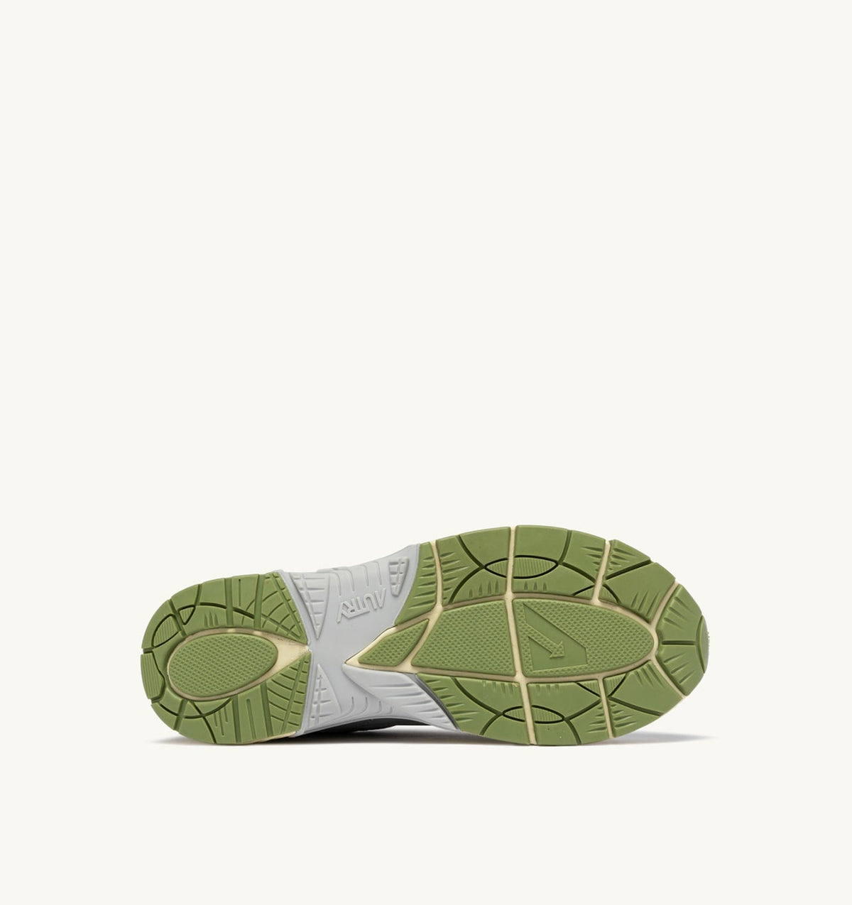 AUTRY Man HYPERWAY SNEAKERS IN SILVER SEA GRASS AND CYPRESS SYNTHETIC LEATHER AND MESH