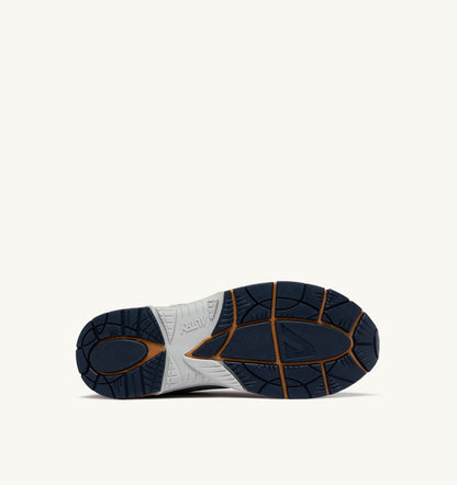 AUTRY Man HYPERWAY SNEAKERS IN SILVER BISCUIT AND SPACE SYNTHETIC LEATHER AND MESH