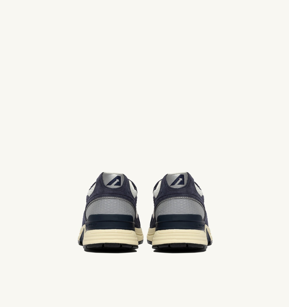 AUTRY Man HYPERWAY SNEAKERS IN SPACE BLUE AND SILVER MESH AND SUEDE