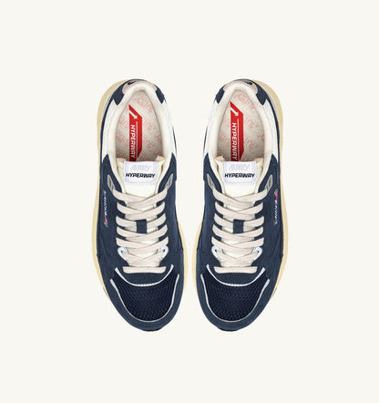 AUTRY Man HYPERWAY SNEAKERS IN BLUETTE AND MARSHMALLOW MESH AND SUEDE