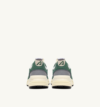 AUTRY Man HYPERWAY SNEAKERS IN MALACHITE AND SILVER MESH AND SUEDE