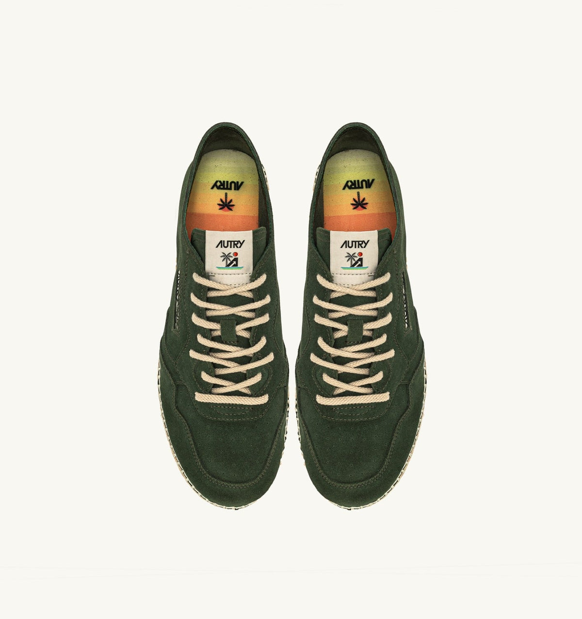 AUTRY Man SANDY ESPADRILLES IN MOSS SUEDE