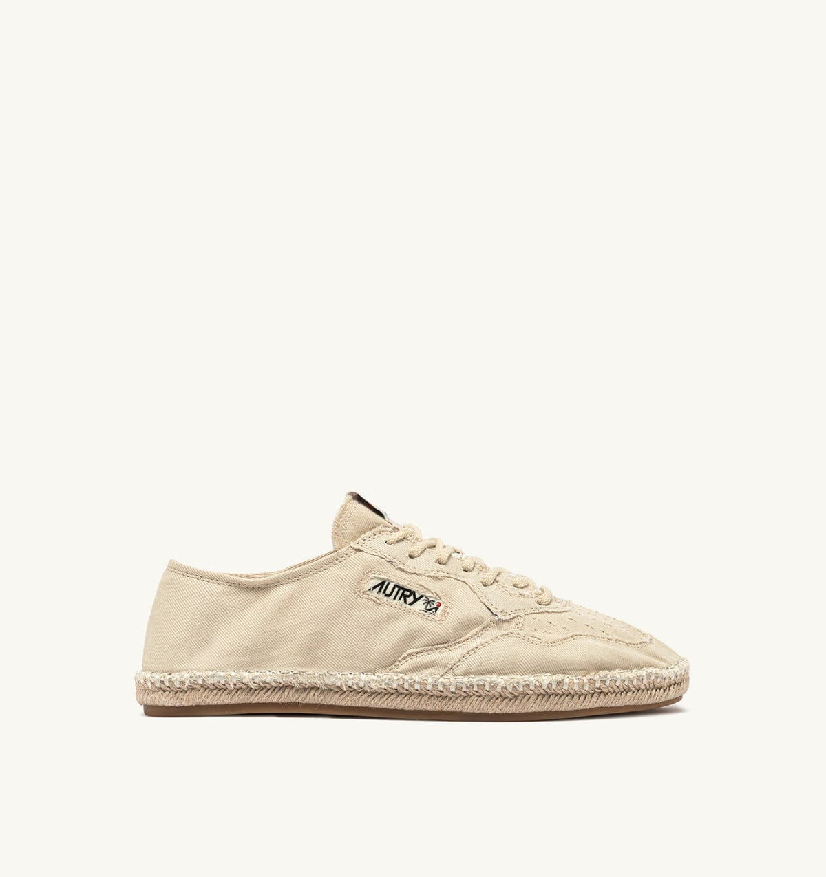 AUTRY Man SANDY ESPADRILLES IN IVORY CANVAS