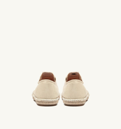 AUTRY Man SANDY ESPADRILLES IN IVORY CANVAS