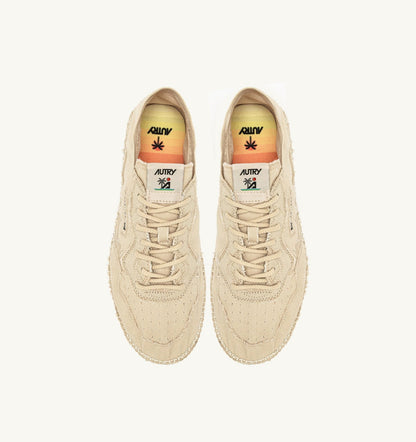 AUTRY Man SANDY ESPADRILLES IN IVORY CANVAS