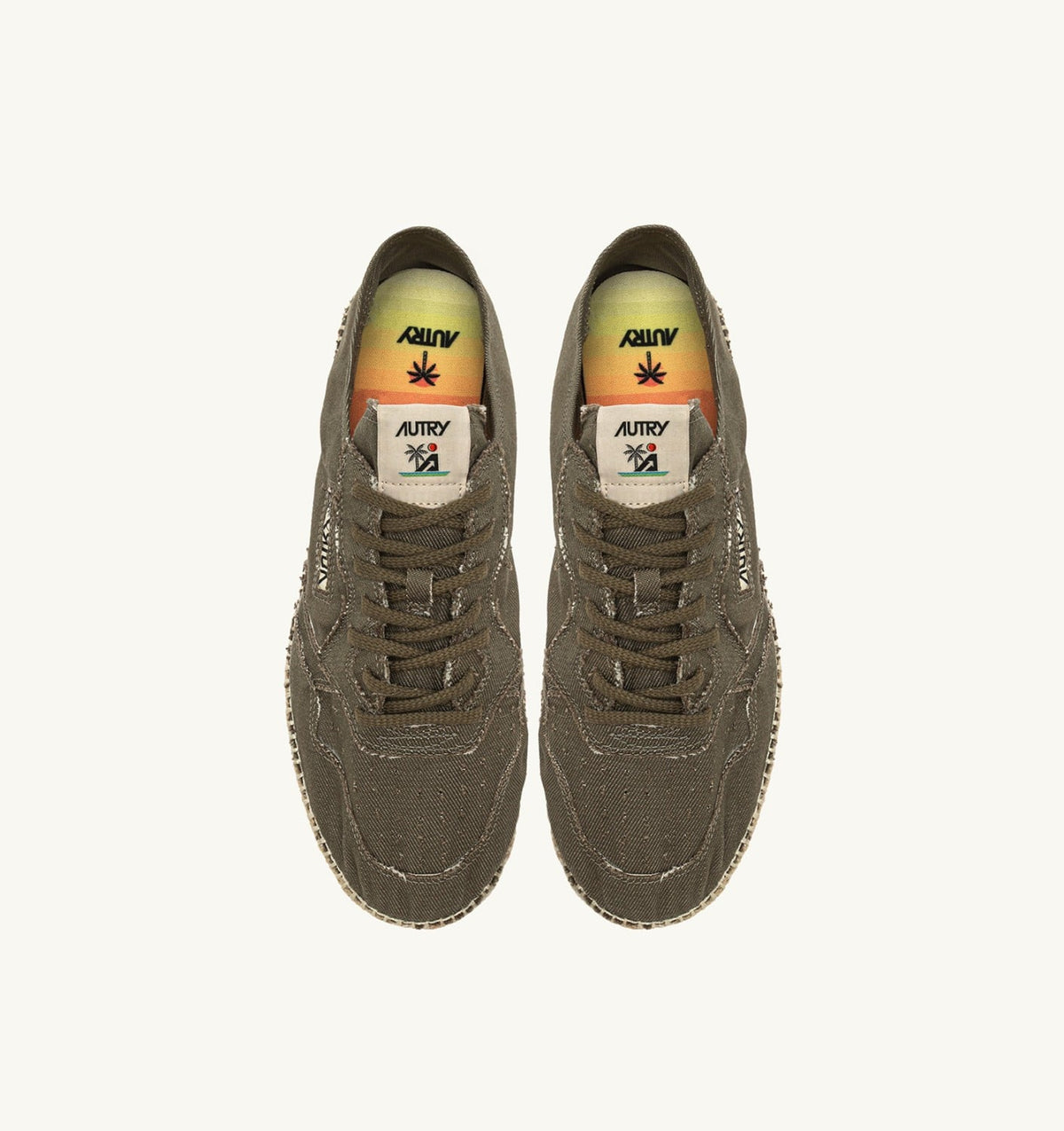 AUTRY Man SANDY ESPADRILLES IN MILITARY CANVAS