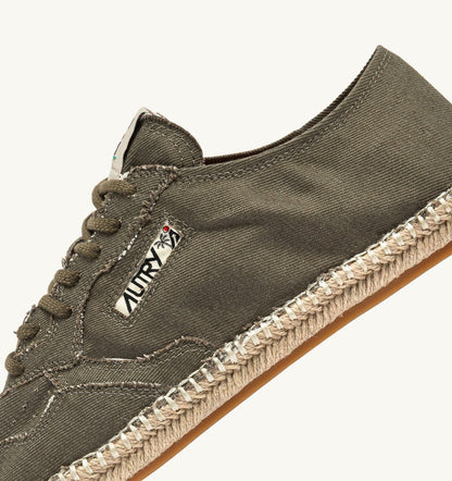 AUTRY Man SANDY ESPADRILLES IN MILITARY CANVAS