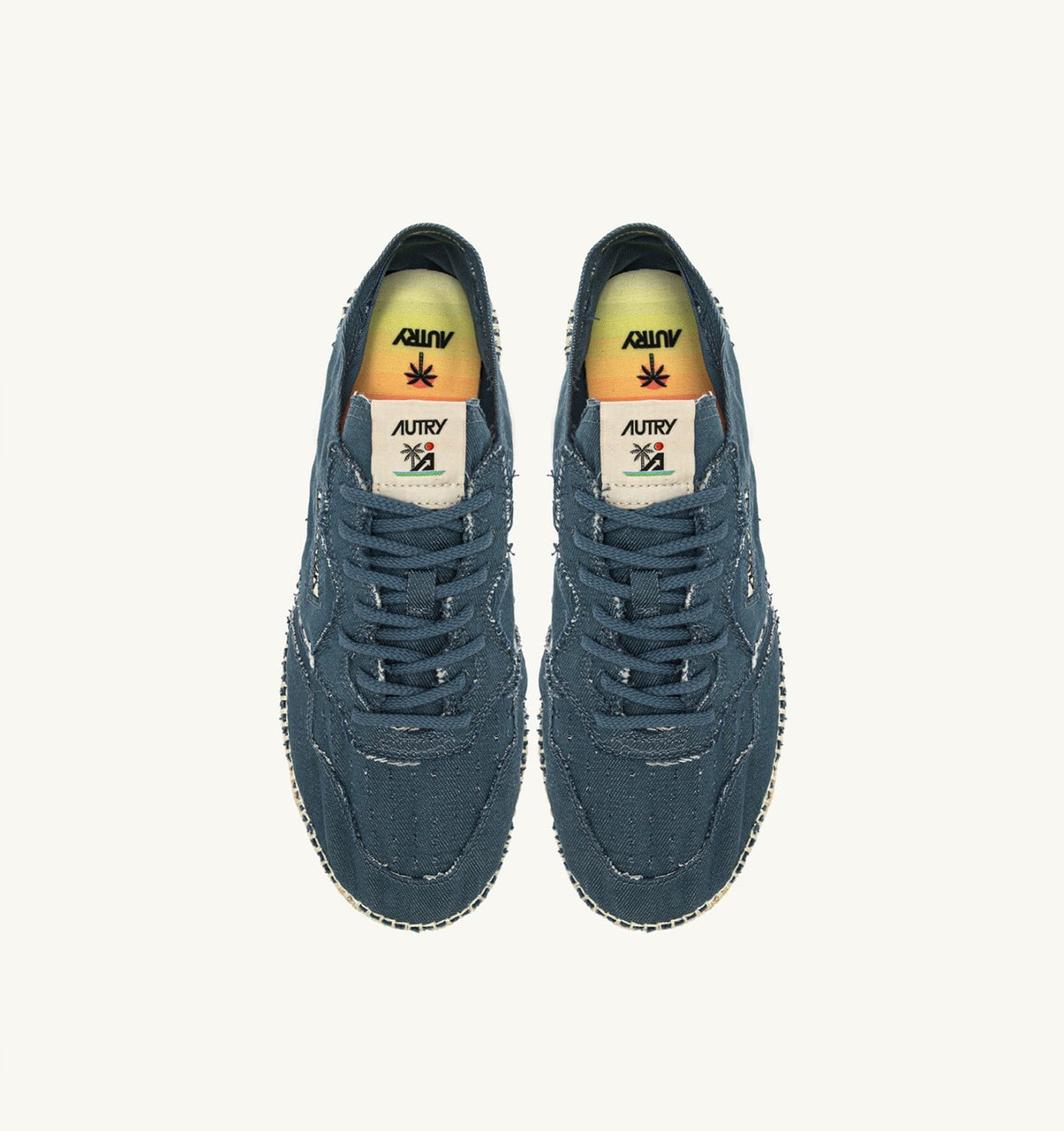 AUTRY Man SANDY ESPADRILLES IN DENIM CANVAS