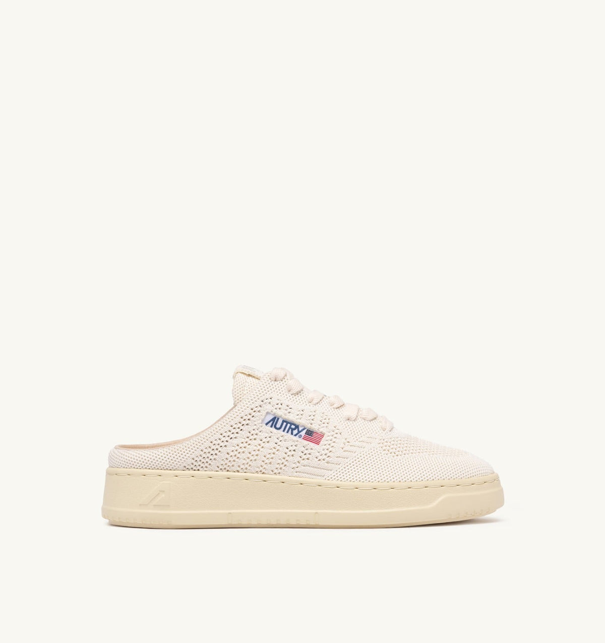 AUTRY Man EASEKNIT MULE SNEAKERS COLOR IVORY WHITE