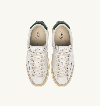 AUTRY Man WINDSCAPE LOW SNEAKERS IN WHITE AND AMAZON LEATHER