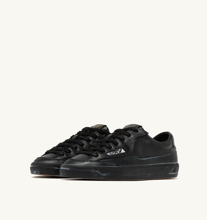 AUTRY Man WINDSCAPE LOW SUPER VINTAGE SNEAKERS IN BLACK LEATHER