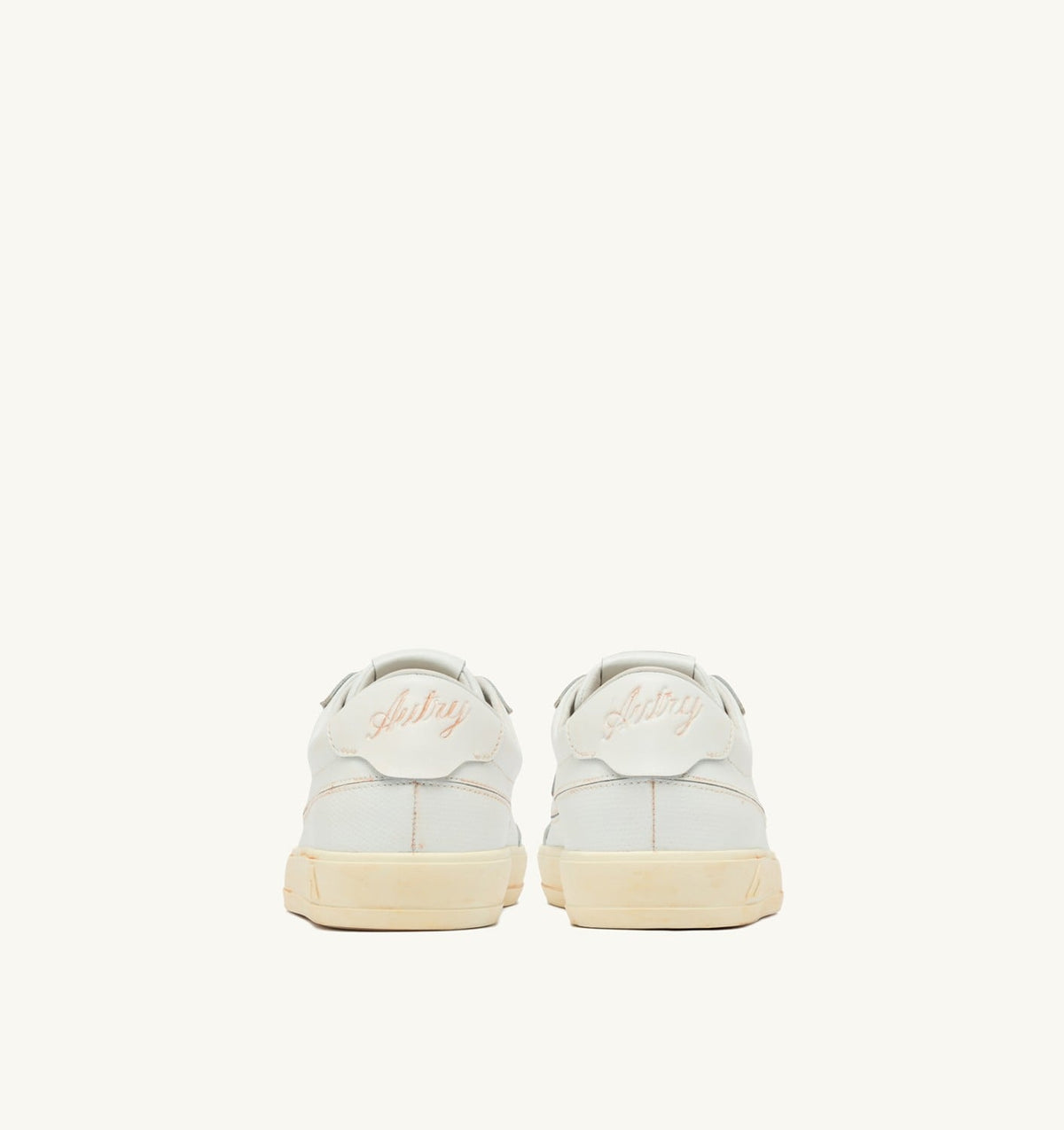 AUTRY Man WINDSCAPE LOW SUPER VINTAGE SNEAKERS IN WHITE LEATHER