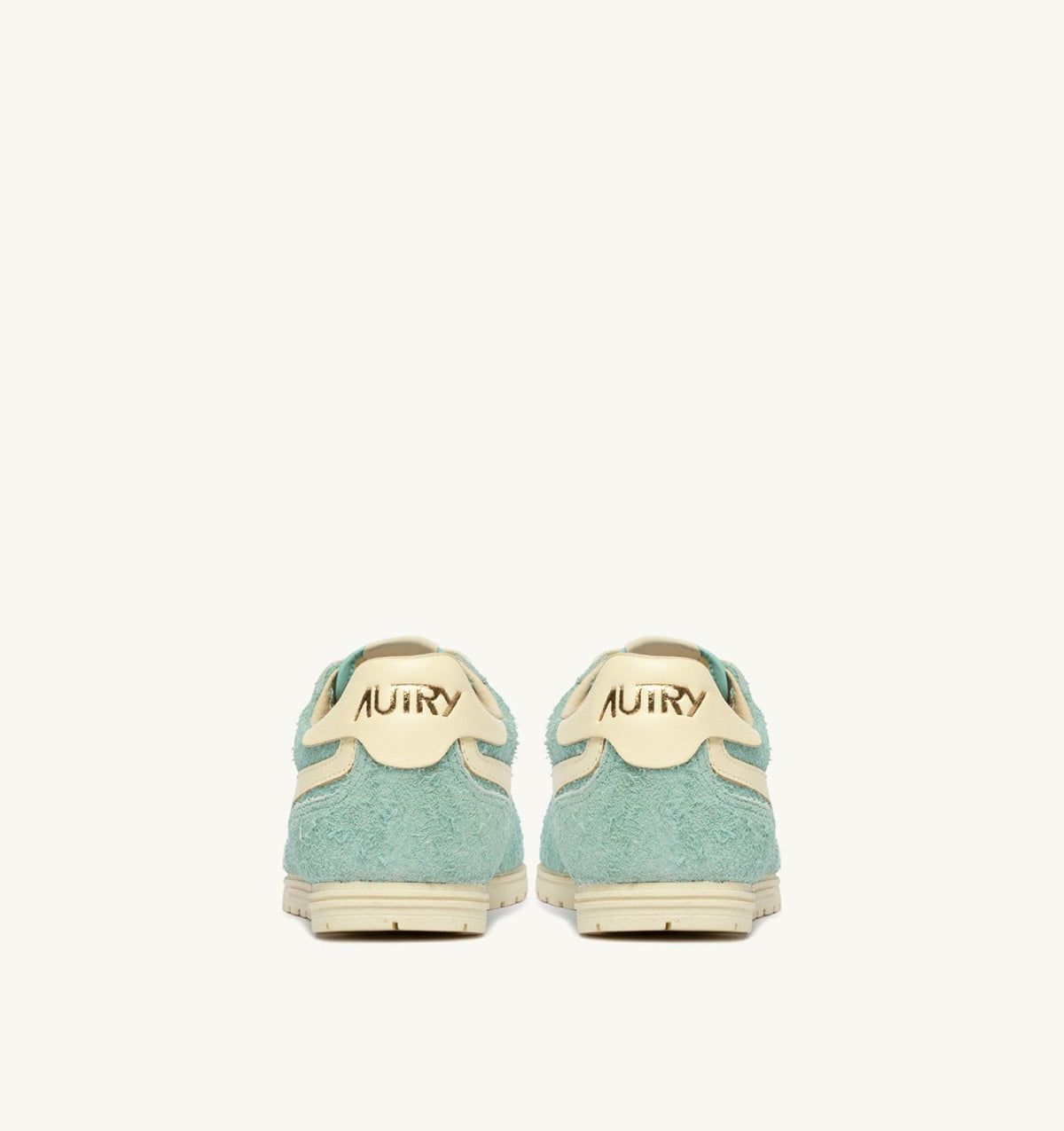 AUTRY Man WINDSPIN SNEAKERS IN JASMINE AND RUTABAGA SUEDE AND LEATHER