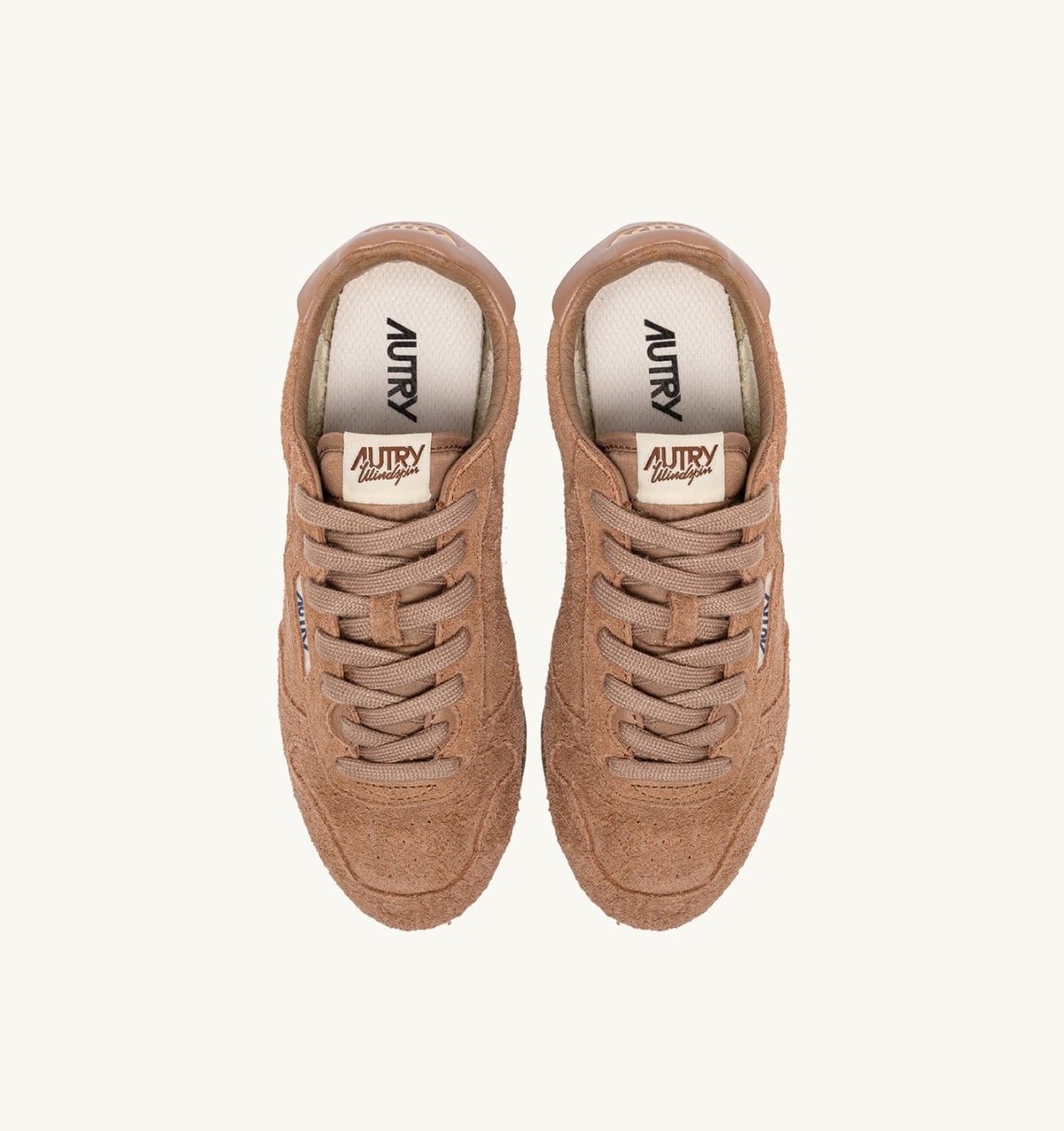 AUTRY Man SNEAKERS WINDSPIN IN SIENA BROWN SUEDE