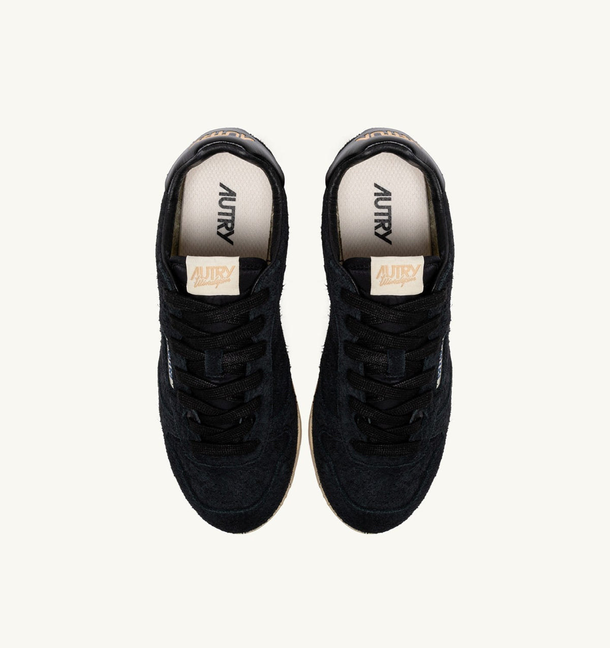 AUTRY Man SNEAKERS WINDSPIN IN BLACK SUEDE