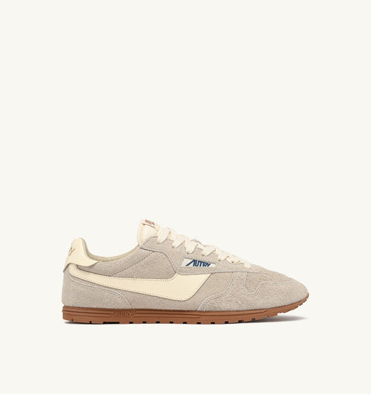 AUTRY Man WINDSPIN SNEAKERS IN WIFE AND RUTABAGA SUEDE AND LEATHER