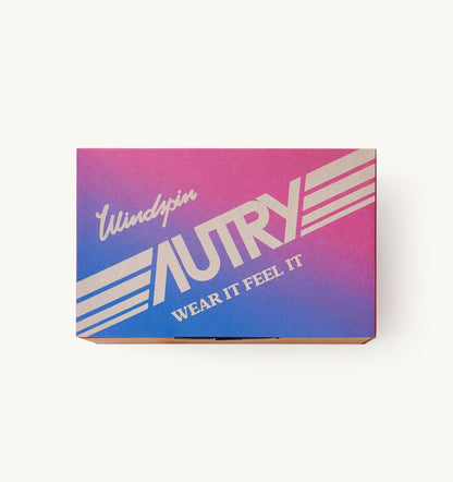 AUTRY Man SNEAKERS WINDSPIN IN SUEDE AND LEATHER COLOR INFINITO AND RUTABAGA
