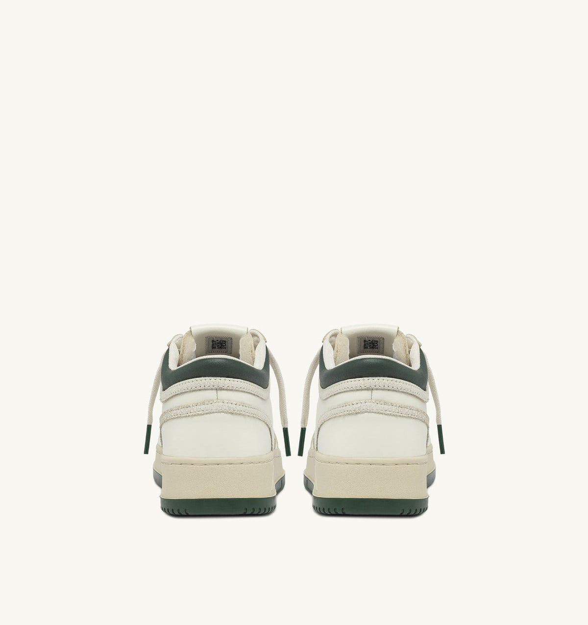 AUTRY Man MED-WAY SNEAKERS IN LEATHER COLOR MARSHMALLOW AND MOUNTAIN