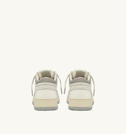AUTRY Man MED-WAY SNEAKERS IN LEATHER COLOR MARSHMALLOW AND VAPOR