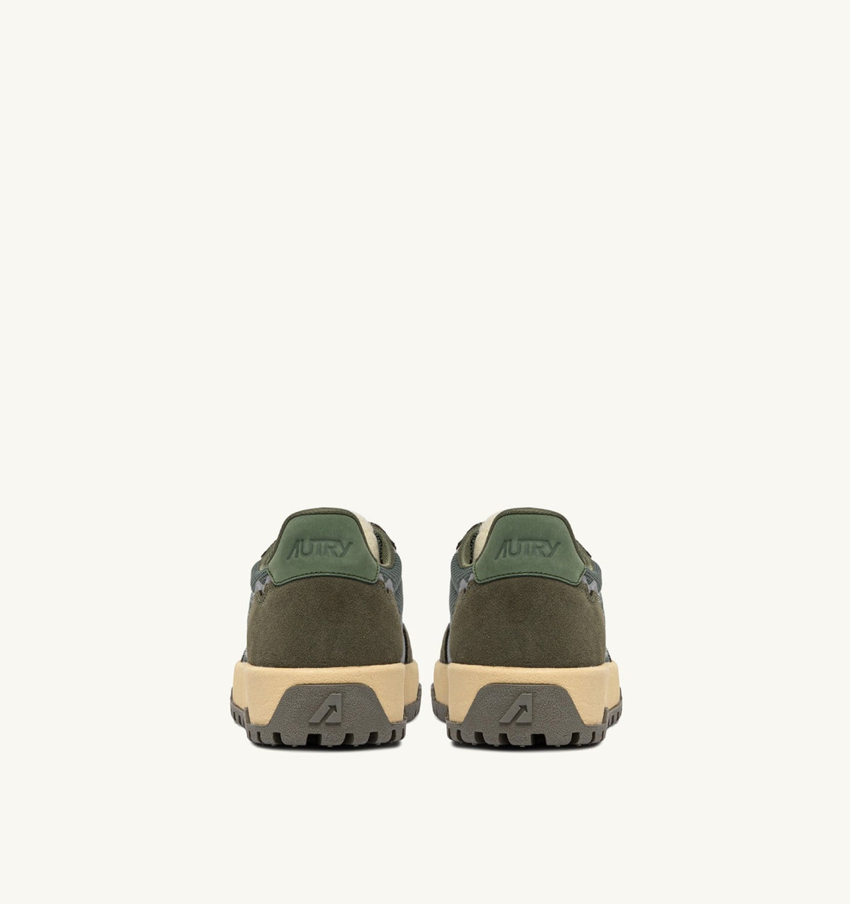 AUTRY Man WILDPACE LOW SNEAKERS IN SCHIO AND MILITARY DRAGON MESH AND SUEDE