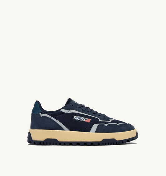 AUTRY Man WILDPACE LOW SNEAKERS IN BLUETTE DRAGON MESH AND SUEDE