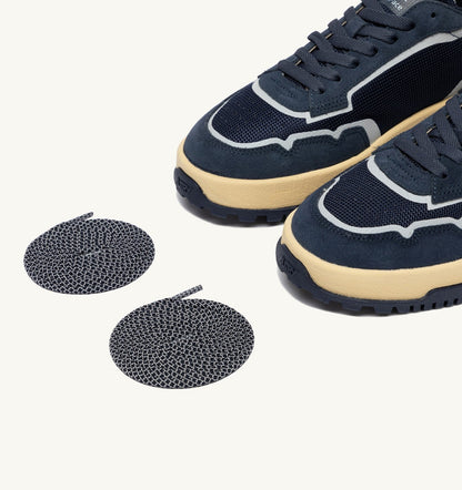AUTRY Man WILDPACE LOW SNEAKERS IN BLUETTE DRAGON MESH AND SUEDE