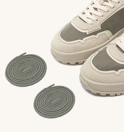 AUTRY Man WILDPACE LOW SNEAKERS IN ELM AND WHITE CORDURA AND SUEDE