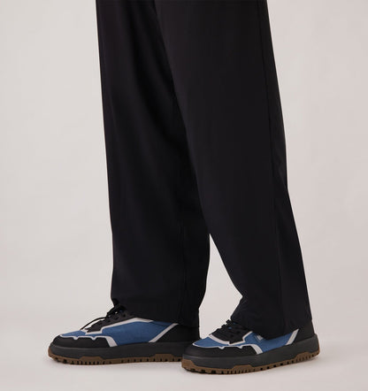 AUTRY Man WILDPACE LOW SNEAKERS IN RIPSTOP NYLON AND LEATHER COLOR DARK BLUE AND BLACK