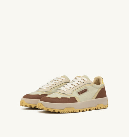 AUTRY Man WILDPACE LOW SNEAKERS IN RIPSTOP NYLON AND LEATHER COLOR FOG AND THRUSH