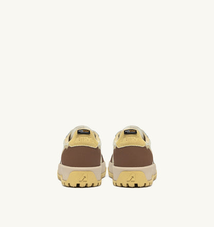 AUTRY Man WILDPACE LOW SNEAKERS IN RIPSTOP NYLON AND LEATHER COLOR FOG AND THRUSH