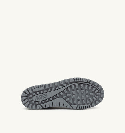 AUTRY Man WILDPACE LOW SNEAKERS IN RIPSTOP NYLON AND LEATHER COLOR CASTLE WALL AND TITANIUM
