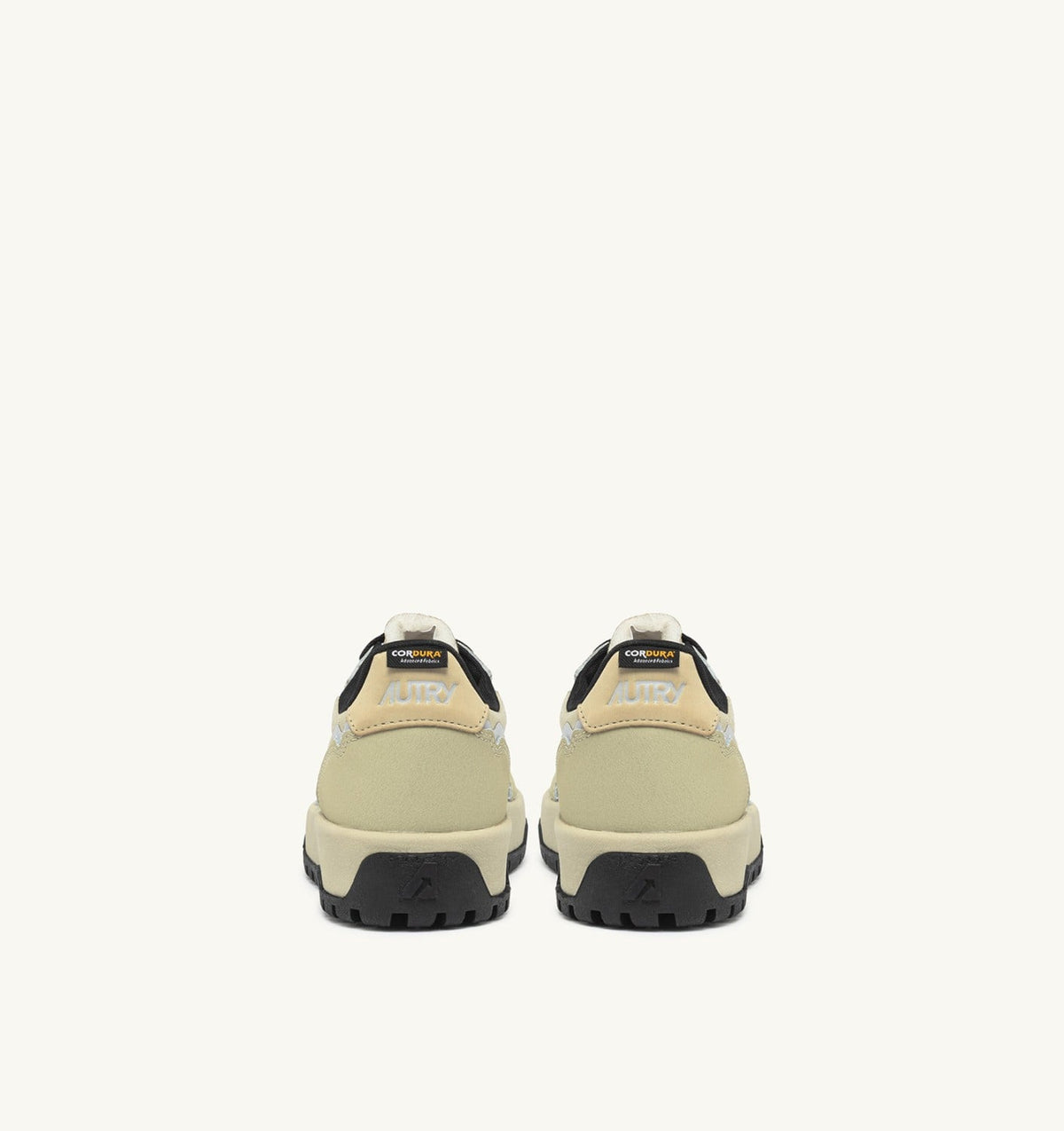 AUTRY Man WILDPACE LOW SNEAKERS IN RIPSTOP NYLON AND LEATHER COLOR TIDAL FOAM AND REFLEX