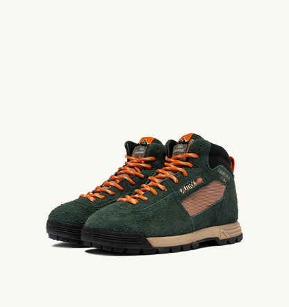 AUTRY Man MALGA COURCHEVEL IN PINE AND ORANGE OCHRE SUEDE