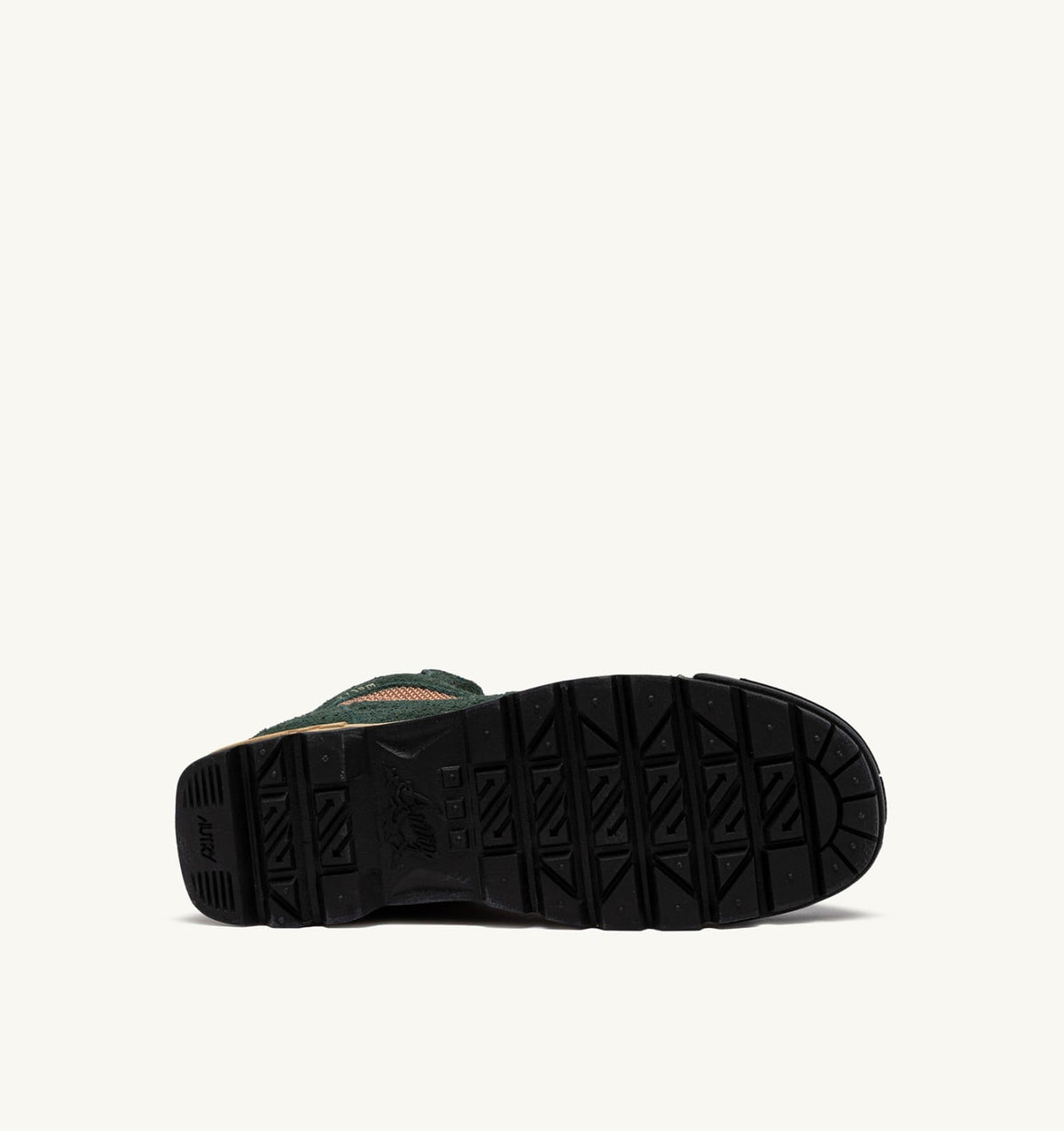AUTRY Man MALGA COURCHEVEL IN PINE AND ORANGE OCHRE SUEDE