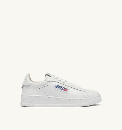 AUTRY Man DALLAS LOW SNEAKERS IN WHITE LEATHER