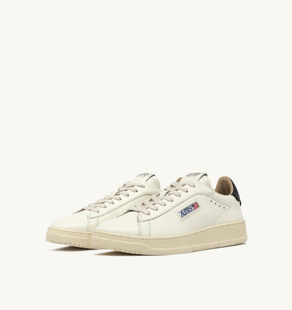 AUTRY Man DALLAS LOW SNEAKERS IN WHITE AND SPACE LEATHER