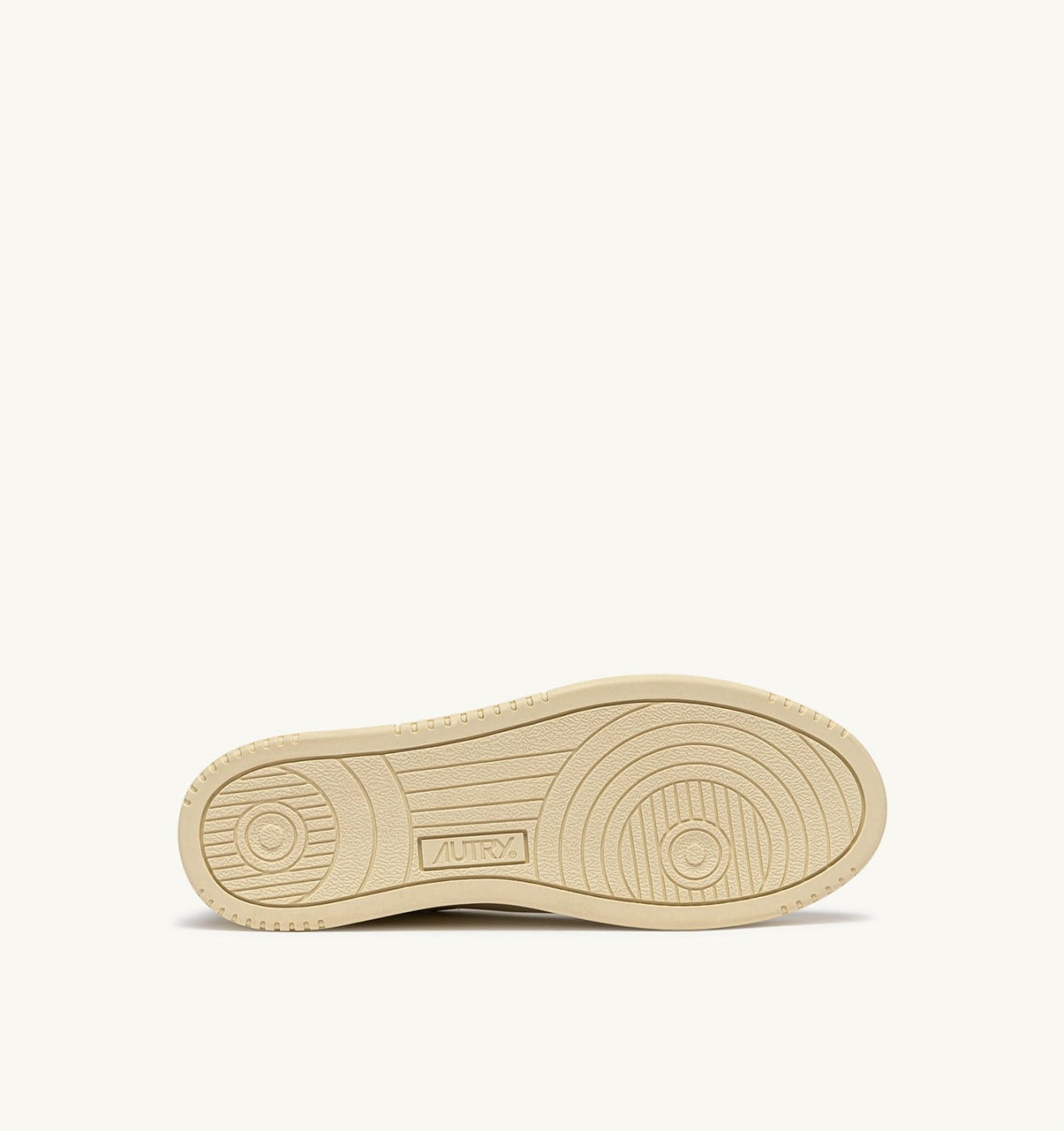 AUTRY Man DALLAS LOW SNEAKERS IN MARSHMALLOW AND FIG LEATHER