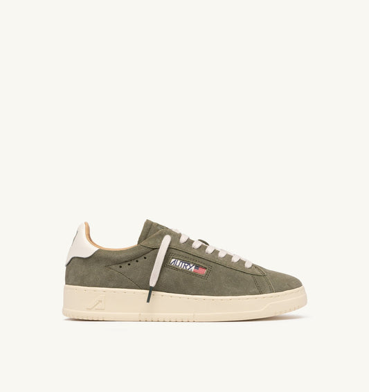AUTRY Man DALLAS LOW SNEAKERS IN SMOKED GREEN SUEDE