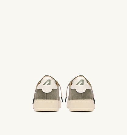 AUTRY Man DALLAS LOW SNEAKERS IN SMOKED GREEN SUEDE