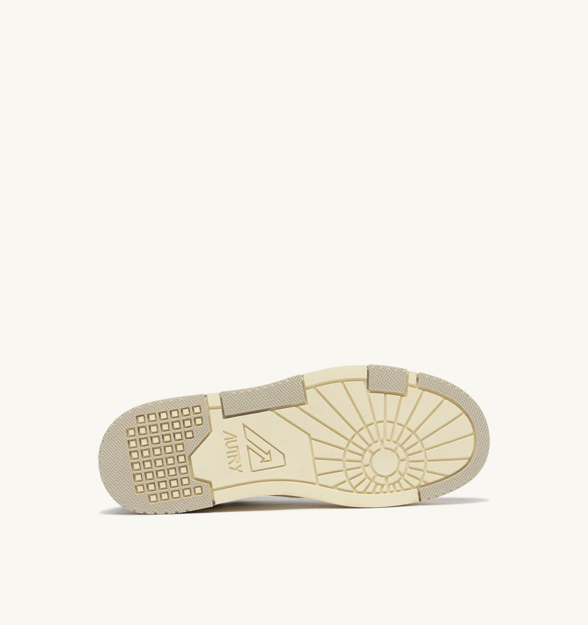 AUTRY Man SNEAKERS CLC LOW IN WHITE SAND AND SPACE BLUE LEATHER AND SUEDE