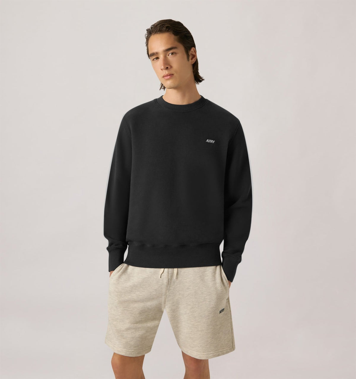 AUTRY Man CREWNECK SWEATSHIRT WITH EMBROIDERED LOGO FOR MAN