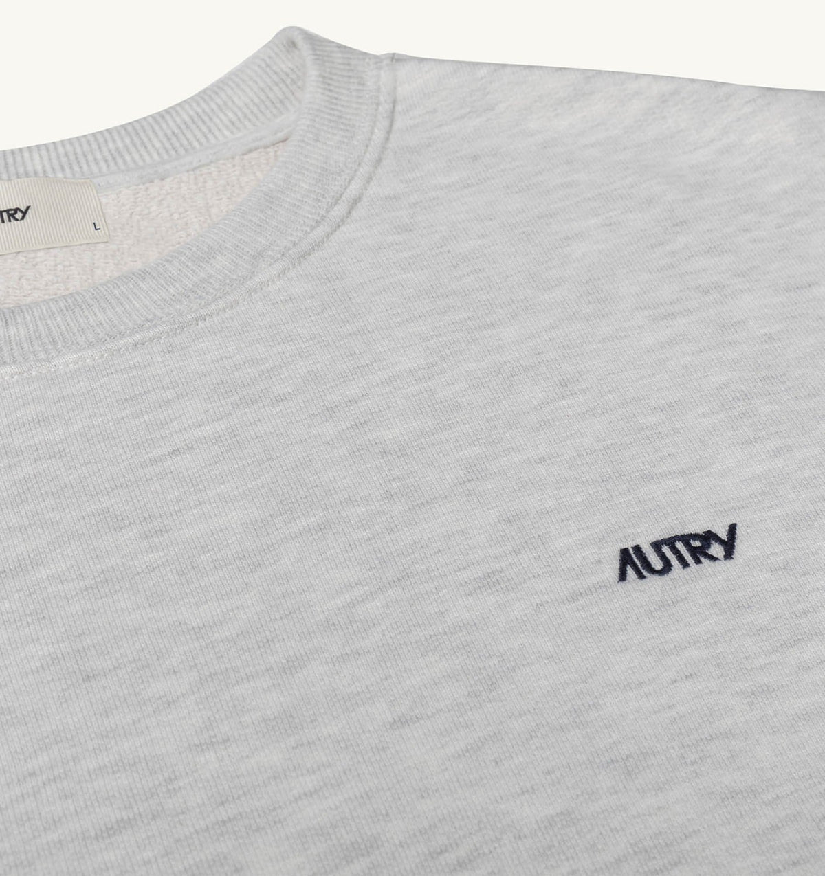 AUTRY Man EMBROIDERED LOGO CREWNECK SWEATSHIRT MAN