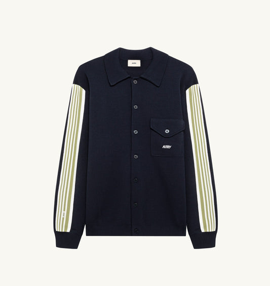 AUTRY Man KNITTED VISCOSE SHIRT JACKET MAN