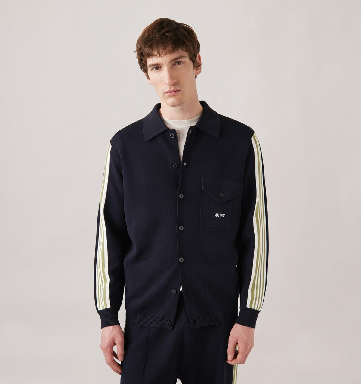 AUTRY Man KNITTED VISCOSE SHIRT JACKET MAN
