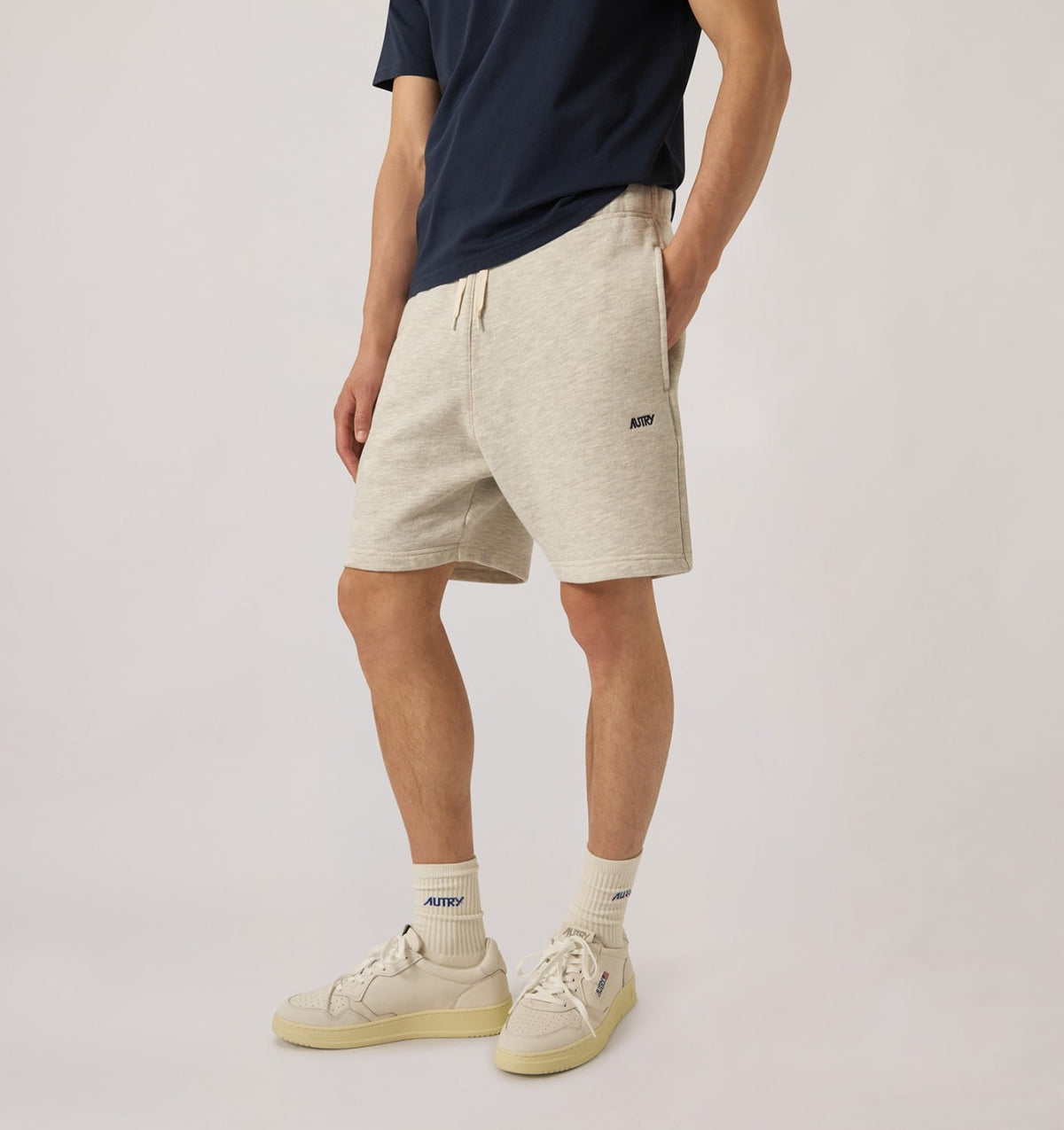 AUTRY Man EMBROIDERED LOGO SHORTS MAN