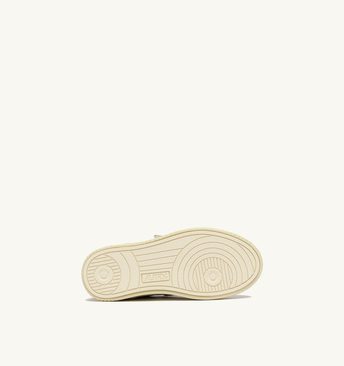 AUTRY Kid MEDALIST KIDSTRIPES SNEAKERS IN WHITE LEATHER AND BROWN MUSCAT AND SAND SUEDE