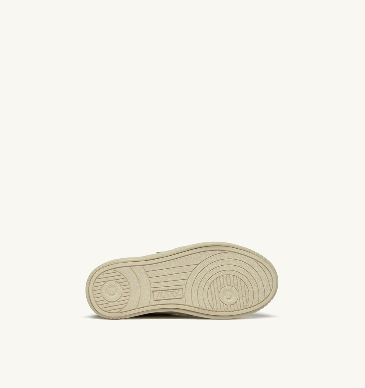 AUTRY Kid MEDALIST LOW KIDSTRIPES SNEAKERS IN LEATHER COLOR WHISPER WHITE IVORY WHITE AND BROWN SUGAR