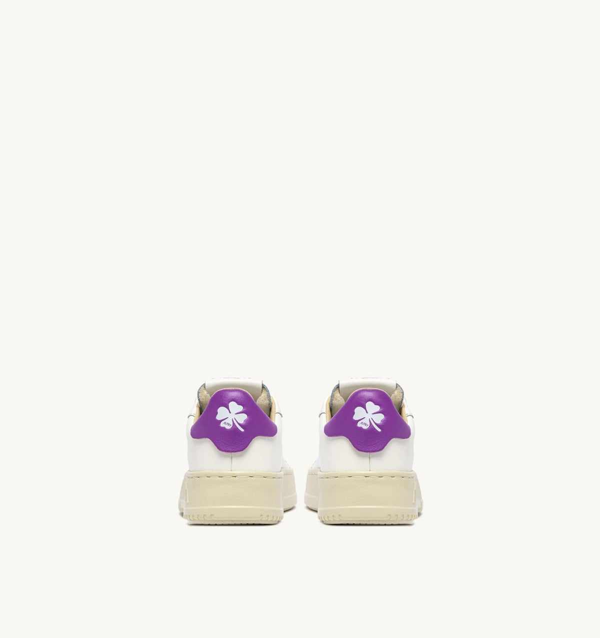 AUTRY Kid SNEAKERS DALLAS KIDS LOW IN MARSHMALLOW AND DEWBERRY LEATHER