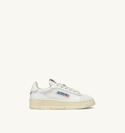 AUTRY Kid DALLAS KIDS LOW SNEAKERS IN WHITE LEATHER